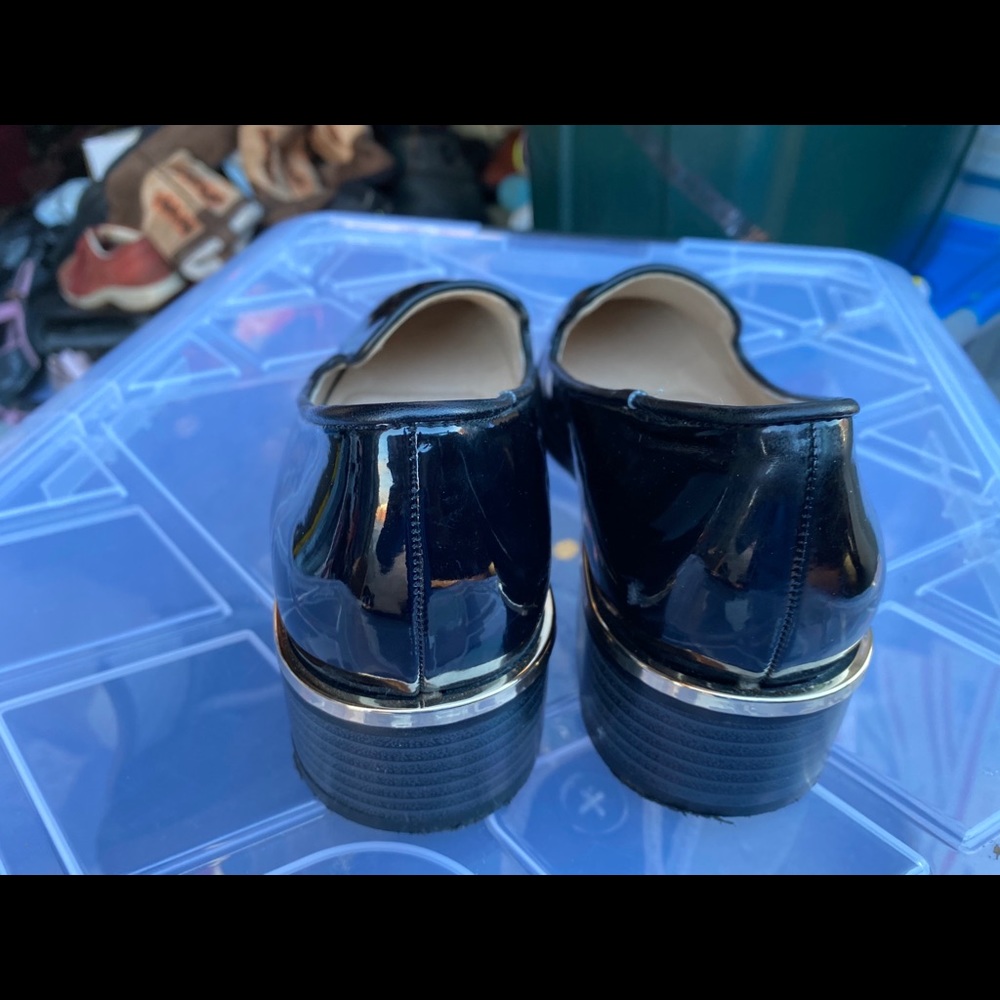 Rosa Rosa Black Shinnies Slip On Wedge Shoes S 9.5 - Picture 7 of 11